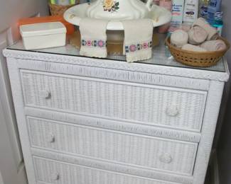 Wicker Vanity