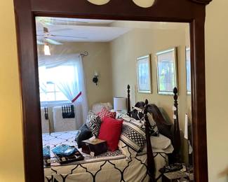 The lovely mirror that matches the Kincaid Cherry Bedroom Set!