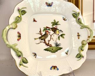 SOLD; Herend decorative plate; 10"