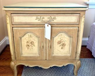 $350; Baker Furniture nightstand with one drawer and cabinet