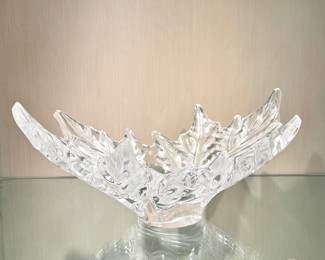 $1200; Lalique "Champs Elysees" bowl; 18"w x 7"h
