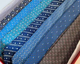 Hermes ties starting at $120. (ladybug tie has SOLD) (race dogs tie has SOLD)