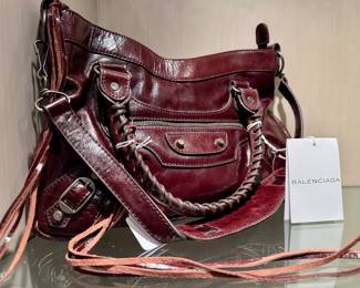 SOLD-brand new Balenciaga bag with tags and serial number inside