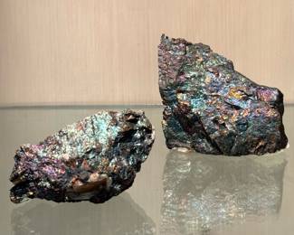 (left to right) ($60; mineral; 4"w x 2.5"h) ($160; mineral; 6"w x 4"h)