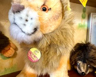 $60; medium sized stuffed Steiff (lion SOLD)