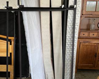 Twin beds with frames