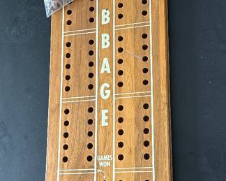 Oversized cribbage board