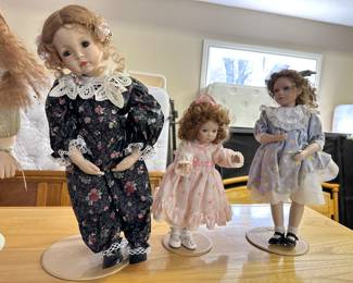 Vintage collectible dolls