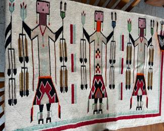 Hand-crafted textile wall hanging