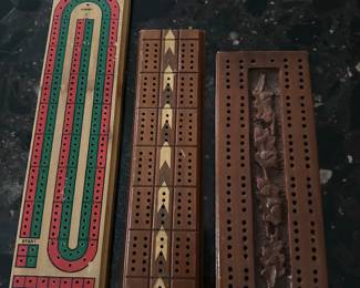 Cribbage boards