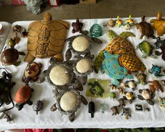 Huge turtle collection of varied materials!