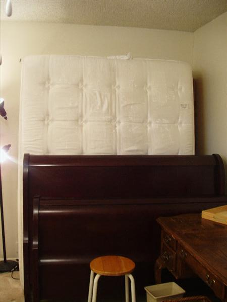 Queen size sleigh Bed
