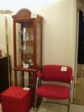 Curio Cabinet/storage cube/chair