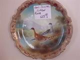 Handpainted Nippon plate with pheasants