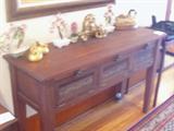 sideboard cabinet with glass front display doors