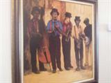 Beautiful painting "Dixie Band"