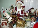 Santas, nutcrackers, Christmas Decor