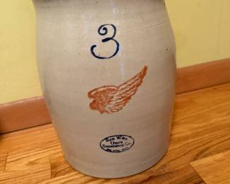 Antique RED WING #3 Butter Churn Crock