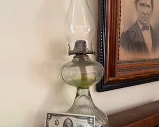 Antique Oil Lamps - LOT
