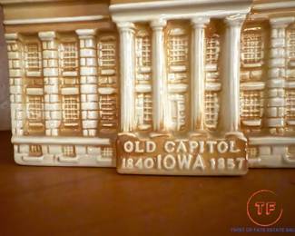 Ezra Brooks Old Capitol Iowa Whiskey Decanter