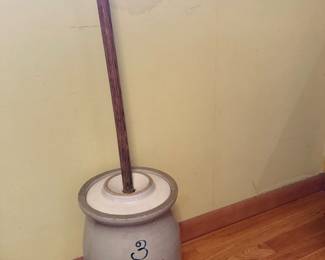 Antique RED WING #3 Butter Churn Crock