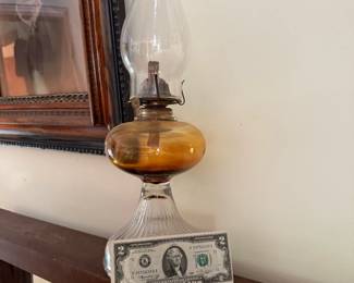 Antique Oil Lamps - LOT