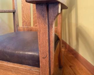 Antique Stickley Style Rocker