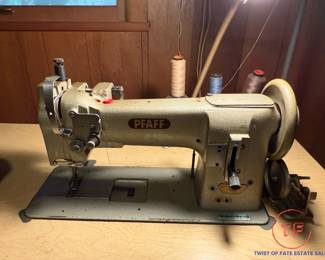 PFAFF 545-H4-6/01 Industrial Sewing Machine with Stand