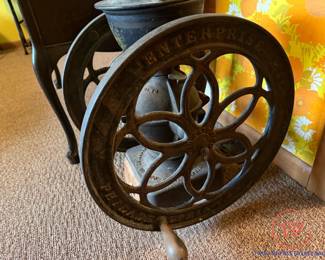 1800's Antique Enterprise Cast Iron Coffee Grinder