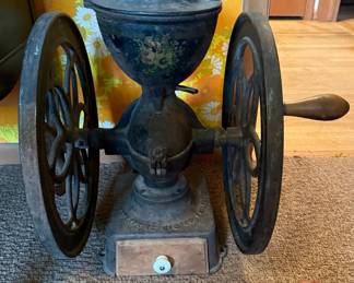 1800's Antique Enterprise Cast Iron Coffee Grinder