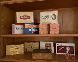 Collection of Cigar Boxes