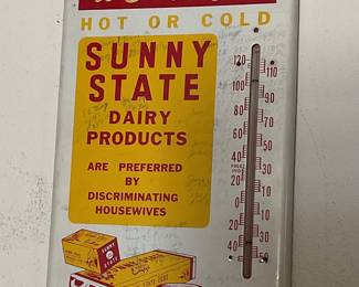 Vintage metal sign