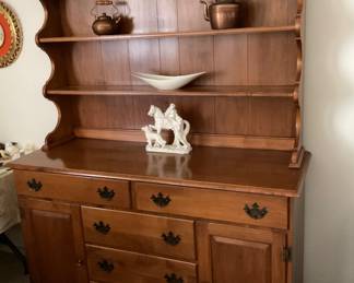 Solid Rock Maple Sprague Carleton China cabinet-54x21x72