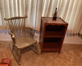 Green rocking chair-31x24
Cabinet-19x17x32