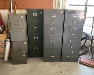 Metal cabinets