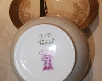 Signature on Cup and Saucer
