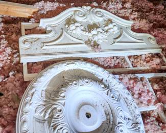 Resin Header and Ceiling Medallion
