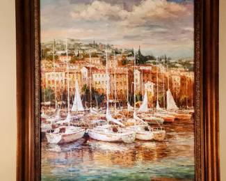 Framed Oil Painting