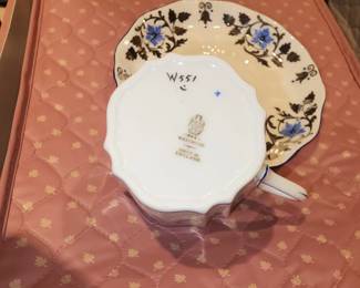 Signature on Cup and Saucer