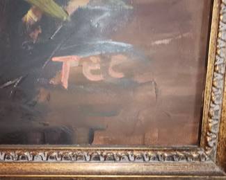 Artist Signature on Painting