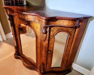 Burl Walnut Credenza