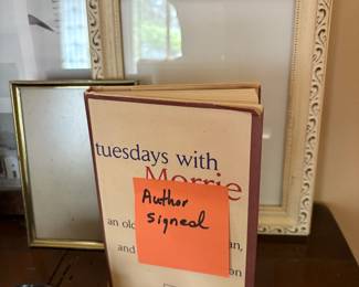 Signed Copy of Tuesdays with Morrie Book by Mitch Albom
