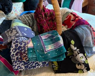 Assortment of Scarves & Handkerchiefs 