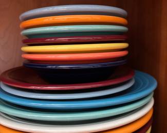 Fiesta Ware Dinner Plates, Salad Plates,Bread & Butter Plates
