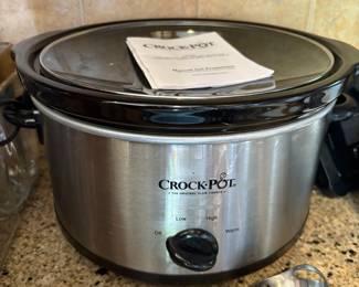 Crock Pot Stainless Slow Cooker
