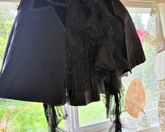 Black Victorian Style Cape