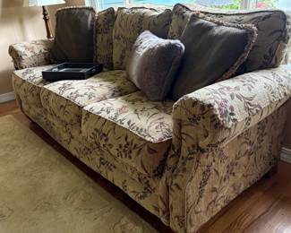 La-Z-Boy Floral Upholstered Sofa