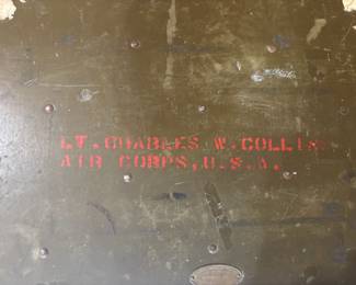  U.S. Air Corps Officer’s Foot Locker – Lt. Charles W. Collins
