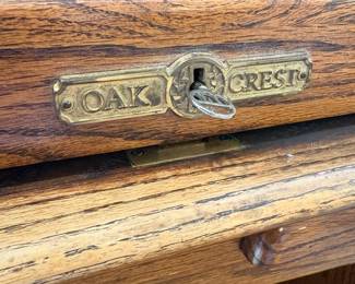 Oak Crest Roll Top Desk