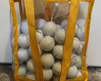 Bag Of Assorted Golf Balls